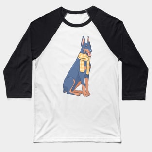 Cozy Doberman Pinscher Baseball T-Shirt